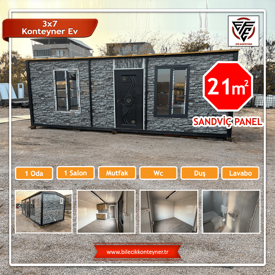 Bilecik 3x7 Konteyner Fiyatları